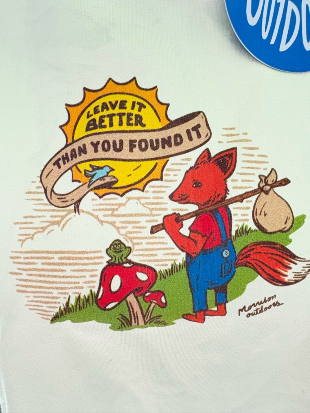 Short-Sleeve Fox Graphic Tee Morrison outdoor organic cotton conservation shirt